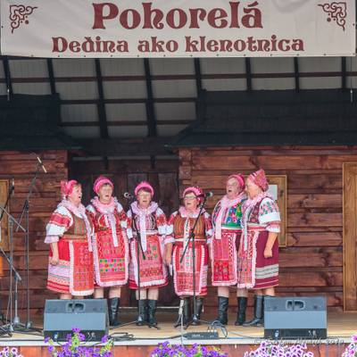 Fotografia z ročníka 2019 festivalu Pohorelá – Dedina ako klenotnica